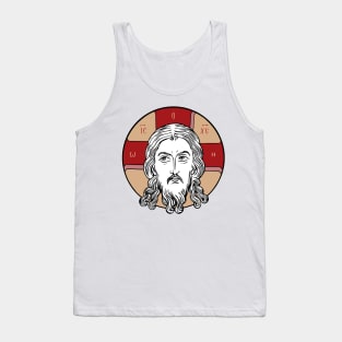 Icon Not Made With Hands v.2 | The Holy Face | Face of Christ Tank Top